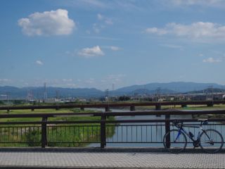 大阪を流れる石川