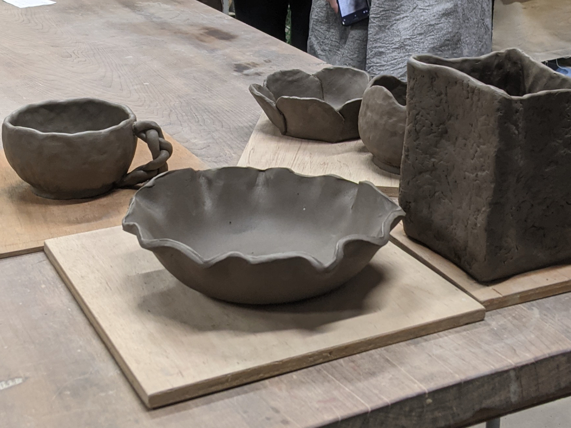 当日予約OK》【手びねり体験】思い思いの形を作ろう！手びねり体験