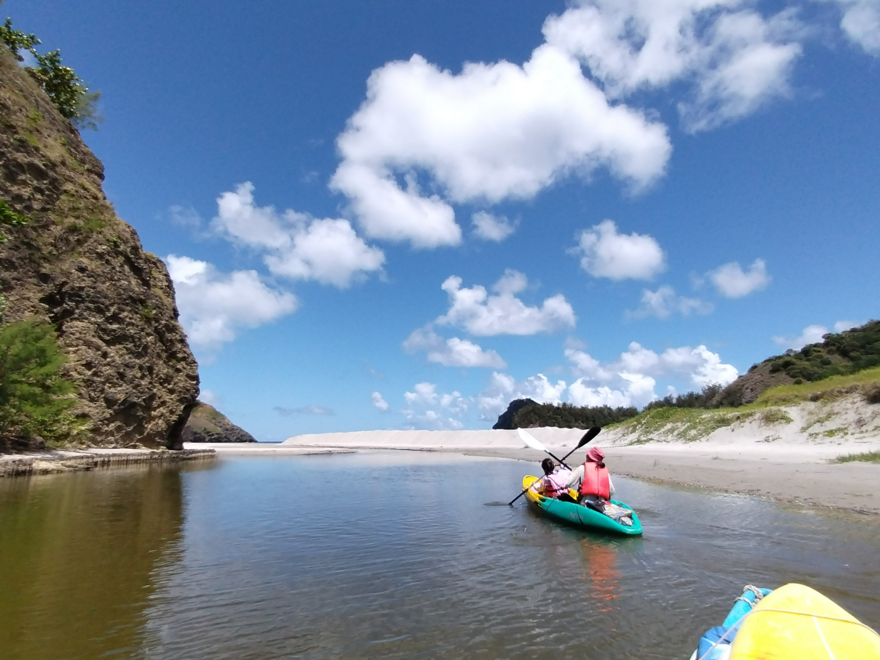 海が良くない時はリバーカヤック