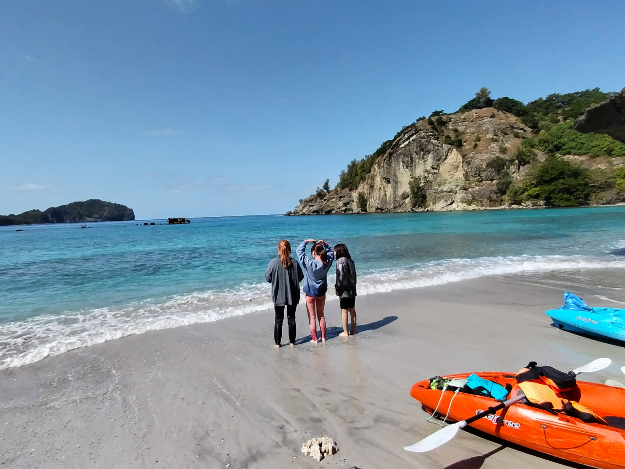 境浦海岸、パラダイス!