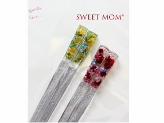 山梨 甲府駅から徒歩10分 可愛いキラキラハーバリウムお箸 Sweetmom スイートマム じゃらん遊び体験
