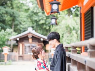 神社にお参り致します