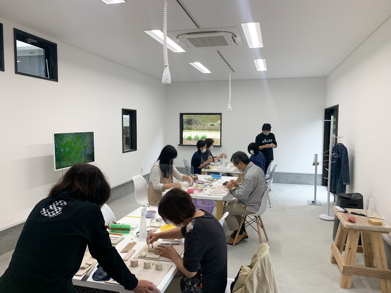 広々としたワークショップ工房となってます!最大で20名程まで参加できます!