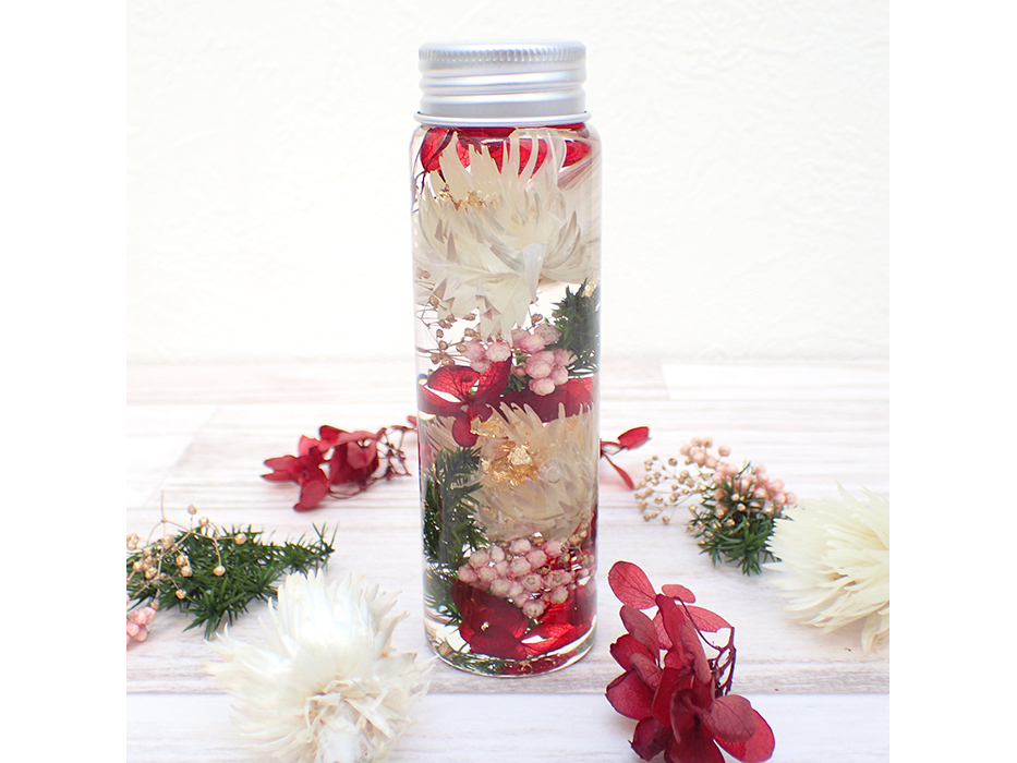 【千葉県・千葉みなと】お子様でもカンタン♪クリスマスハーバリウム