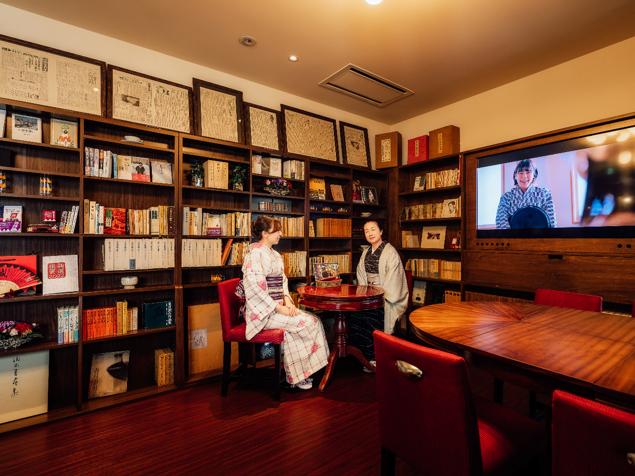 【文學カフェ魁陽亭越治】