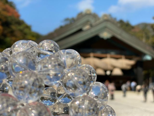 出雲大社にて