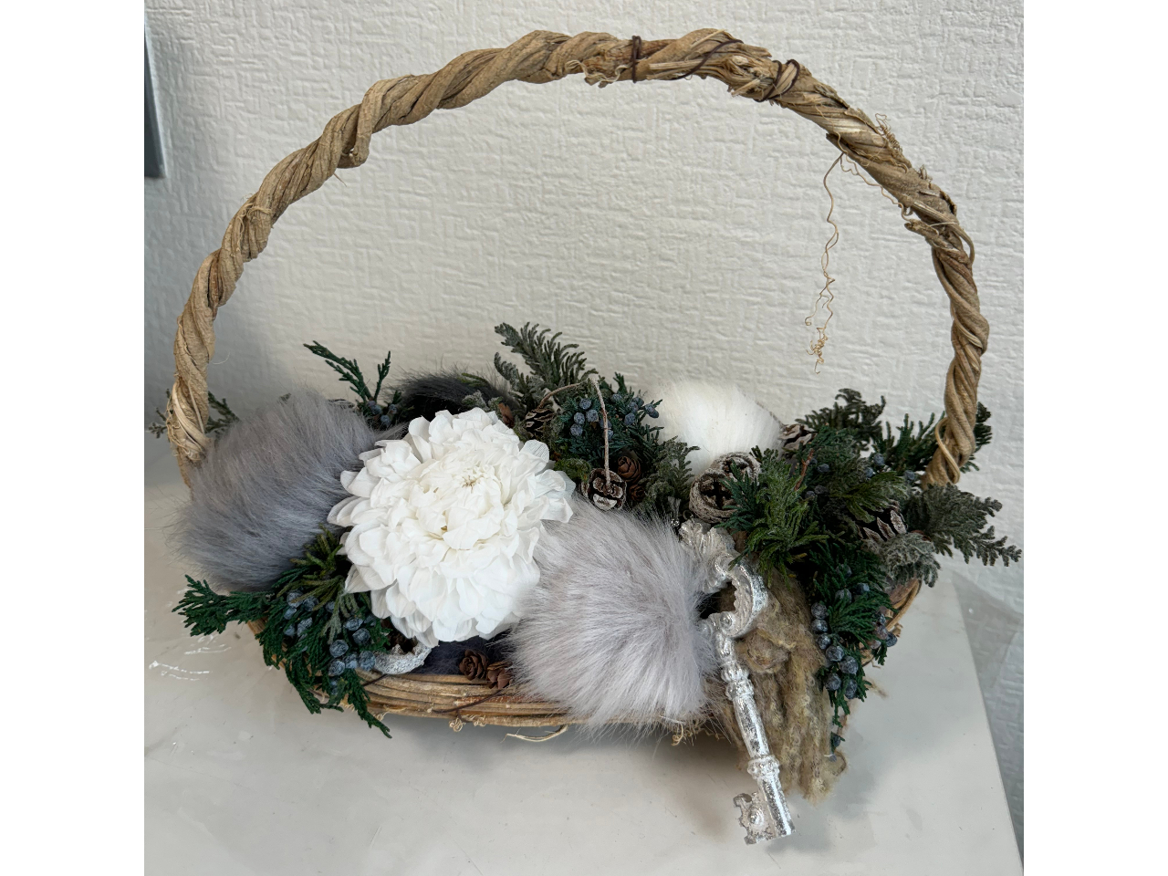 バスケットアレンジ/クリスマス