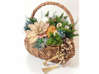バスケットアレンジ/クリスマス