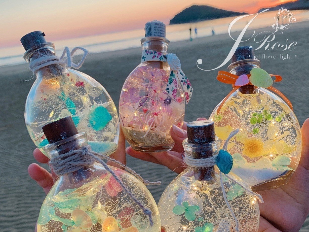 <午前の回>【石川・志賀町】J Roseジェルフラワーライト体験レッスン~おしゃ...