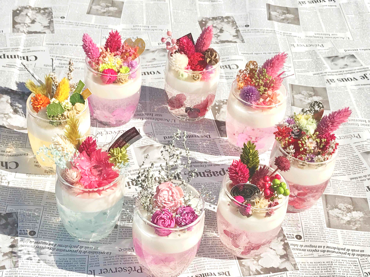 お好きなお花でデコレーション!アロマで香りも楽しめます♪