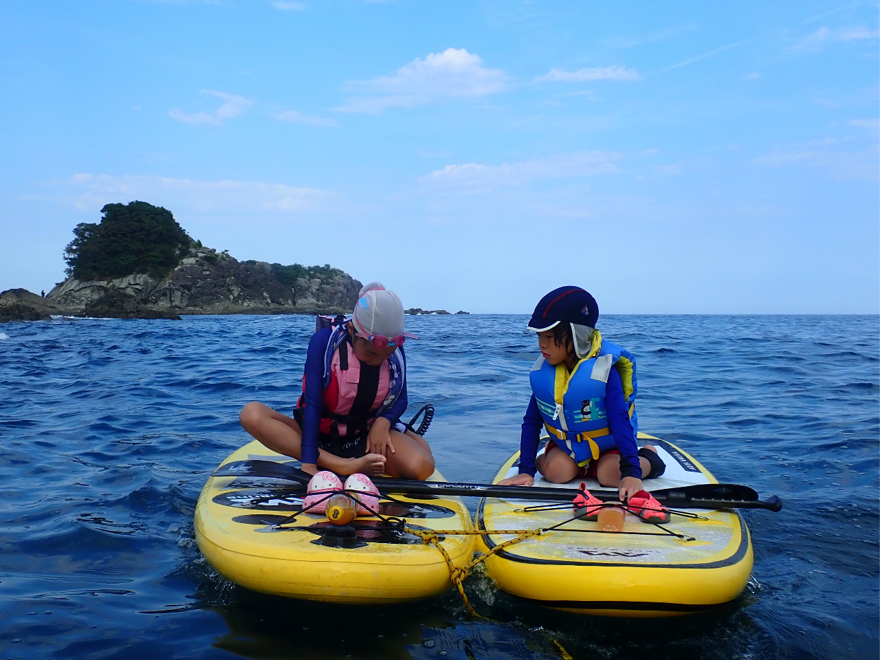 水床湾SUPクルージング＜ガイドが撮影した画像データプレゼント