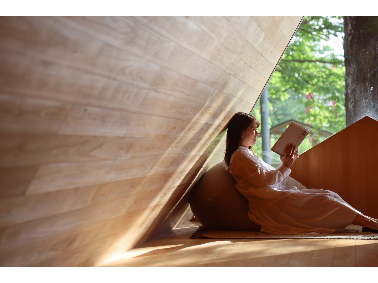 ご飯を食べた後は、ほっと一息。