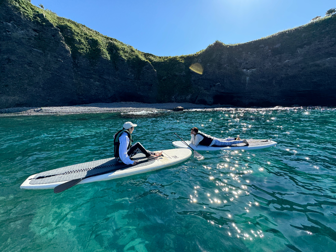 北海道/小樽 塩谷】K＆M 海エメラルド SUP ツアー！《プロ撮影の水上