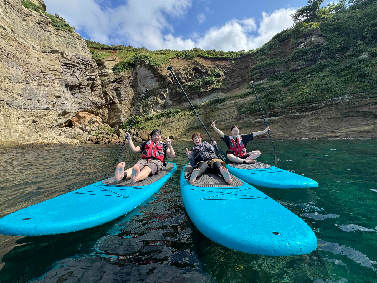北海道/小樽 塩谷】K＆M 海エメラルド SUP ツアー！《プロ撮影の水上