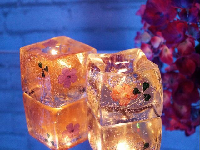 灯すときれいな透明キャンドル 押し花ジェルキャンドル 2個制作 Nocturne Candle じゃらん遊び体験 灯すときれいな透明キャンドル 押し花ジェルキャンドル 2個制作 Nocturne Candle じゃらん遊び体験