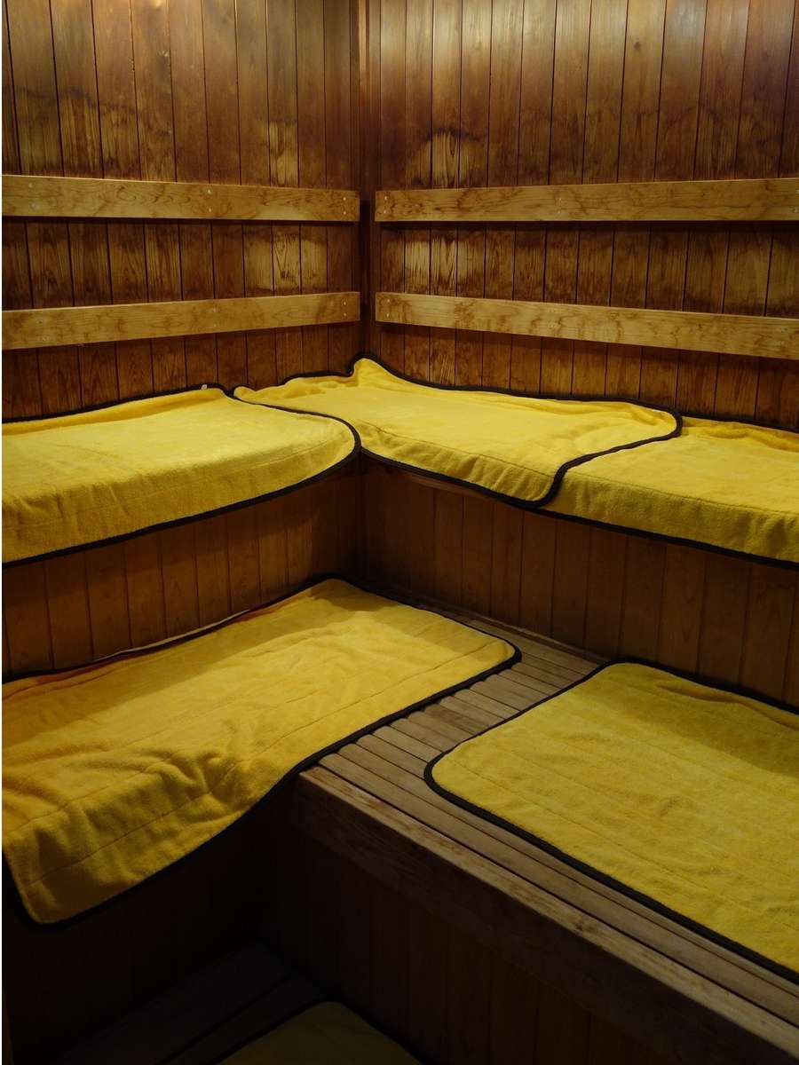 ☆サウナ☆サウナでしっかり汗をかいてデトックスしましょう。