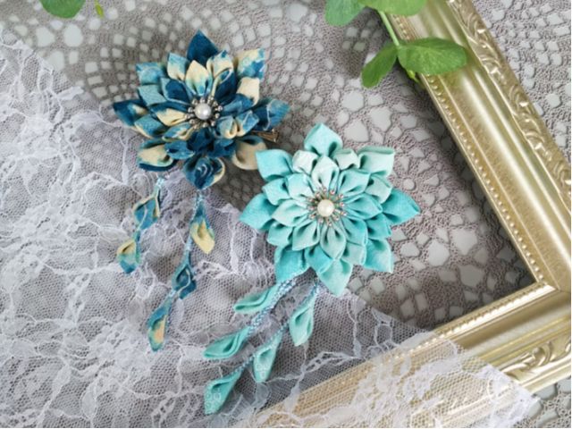 浴衣にも似合う、小ぶりのかんざし