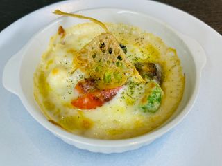 サーモンのグラティネ