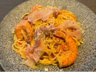 アメリケーヌソースパスタ