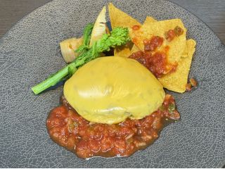 ダブルチーズハンバーグ 〜サルサソース〜