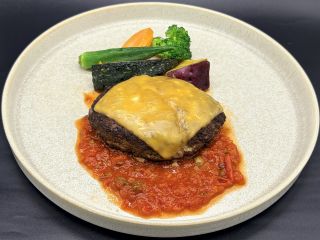 イタリアンハンバーグ 〜チェダーチーズとトマトソース〜