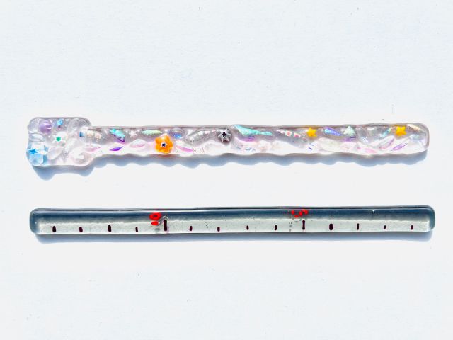 長さは15pで、頭付きマドラーと棒状マドラーの2種類ご用意しております!