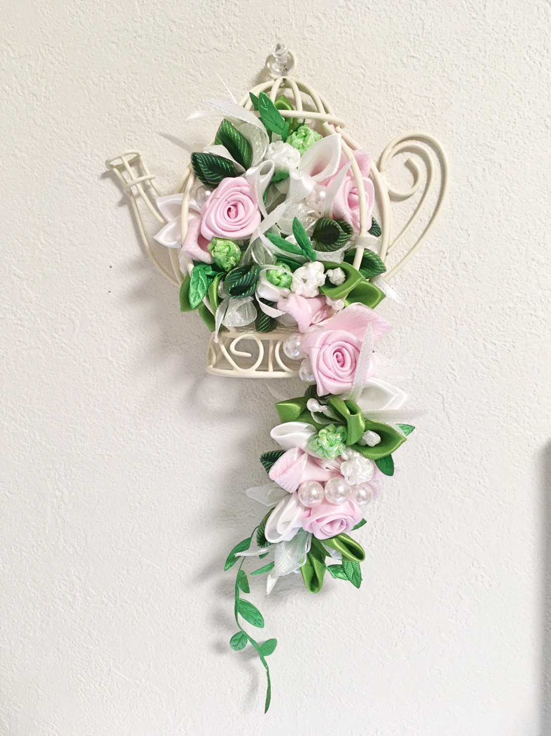 リボンレイ ブーケティーポット