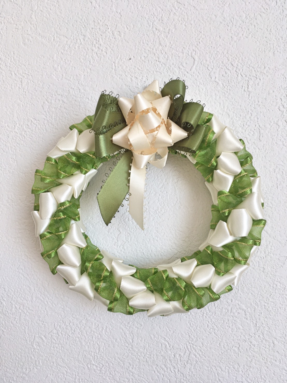 クラウンフラワー ミニリース(オーガンジー)