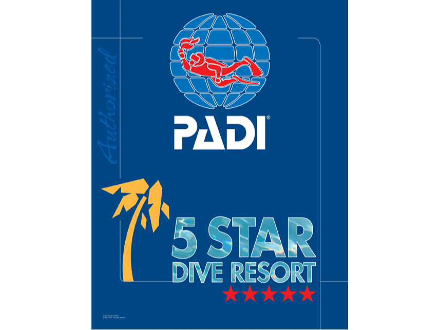 �ɓ������_�C�r���O��PADI�T�X�^�[���]�[�g�ł��B