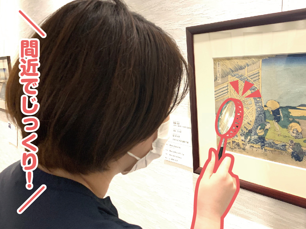 ルーペの無料貸し出しを行っています!