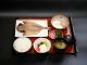 【朝食】鯵の干物セット(鯵の干物、小鉢、ご飯、お味噌汁、香の物)