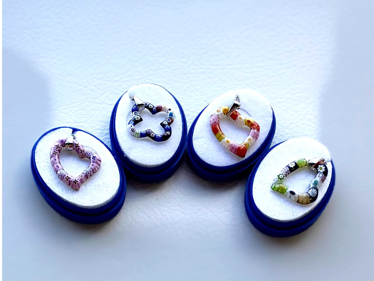 ミルフィオリで作るオープンアクセサリー