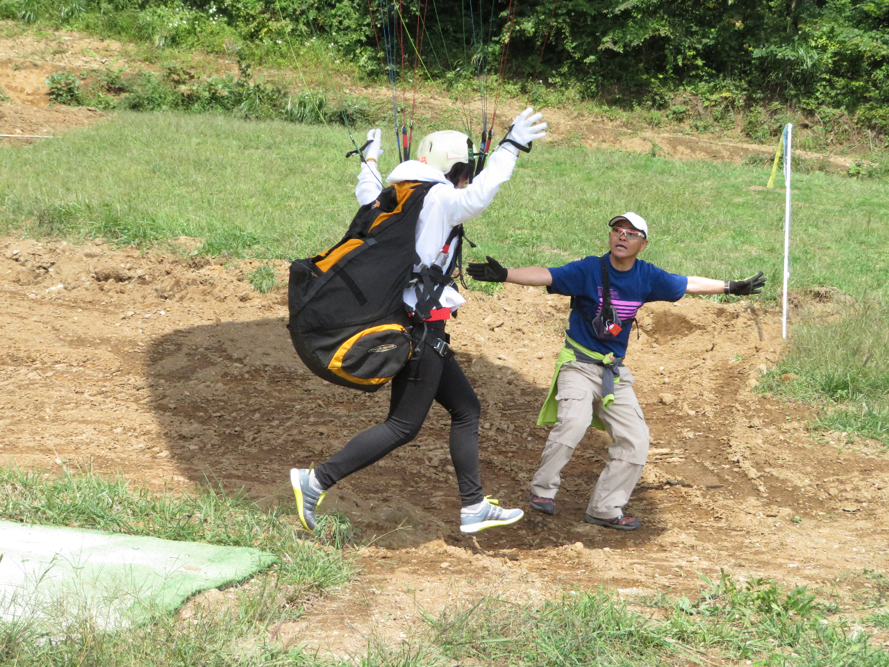 しっかり駆けぬけ!!ジャンプしないでね!!