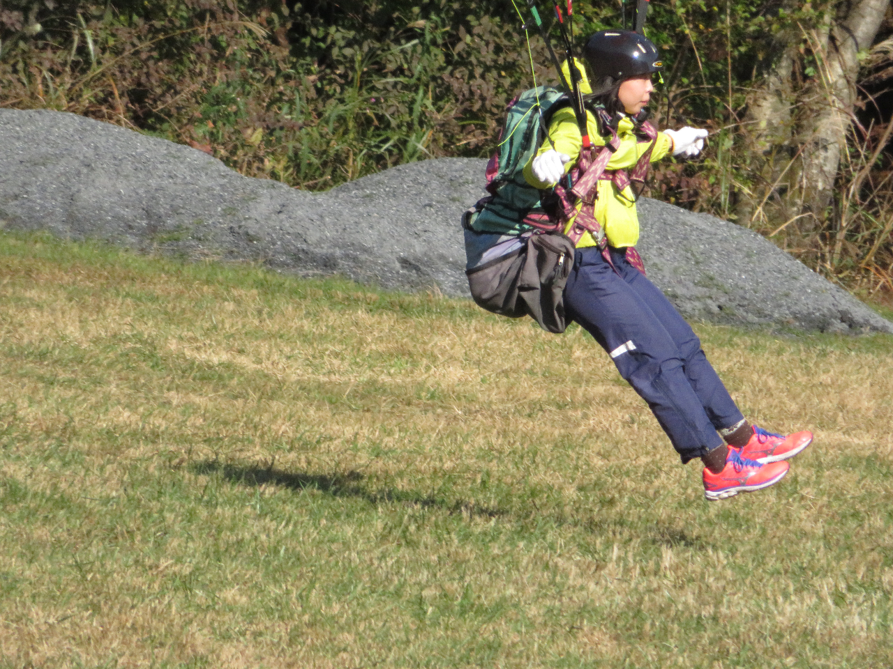 しっかり駆けぬけると足が離れていきますよ!!