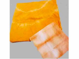 (B)浸染。板染めなどの試作例