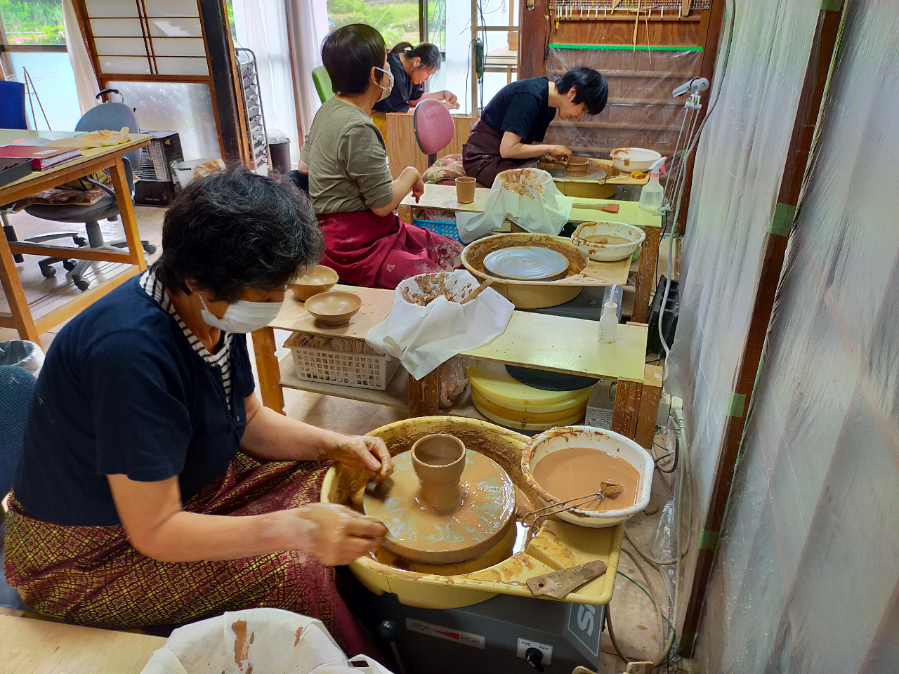 家族両行の途中で来ていただきました。旅のいい思い出になれば嬉しいですよね。