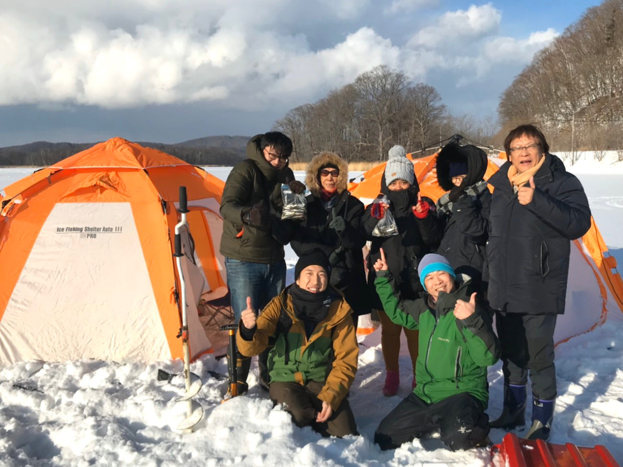 手ぶらワカサギ釣り(ワカサギ天ぷら&1ドリンク)