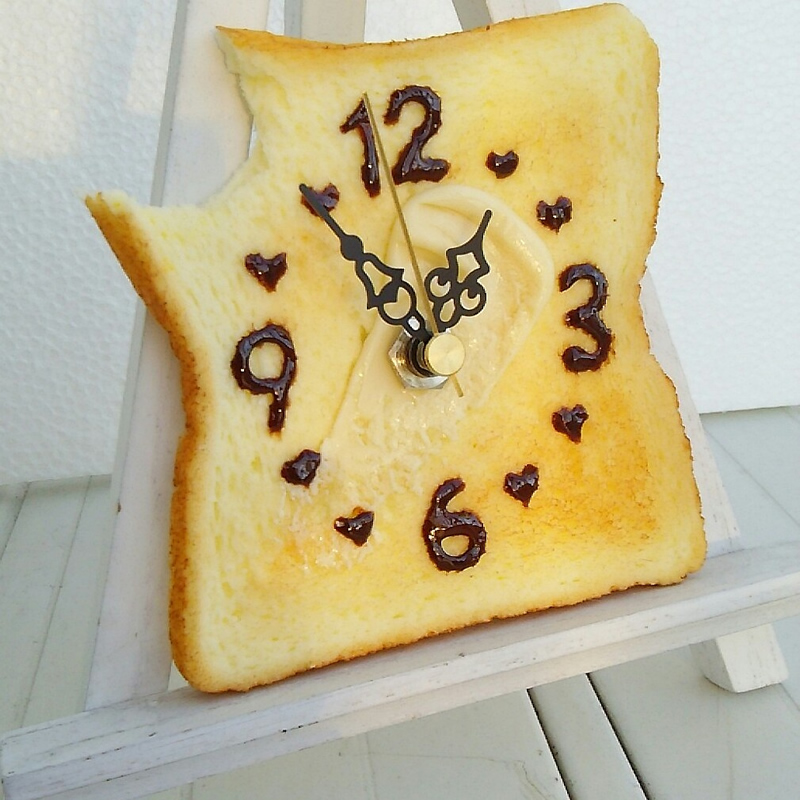 体験メニュー トーストの時計