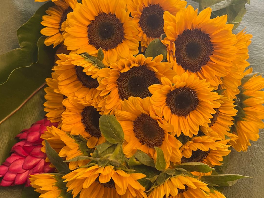 \夏のひまわり買えるだけミニブーケ/