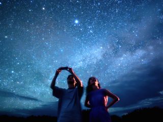 宮古島は全天88星座ほとんど見ることができます。
