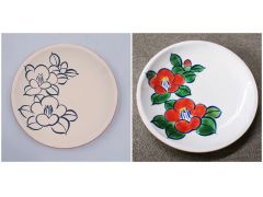 線描き後、色をぬって仕上げます!