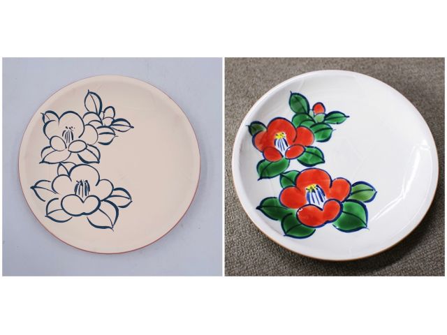 線描き後、色をぬって仕上げます!