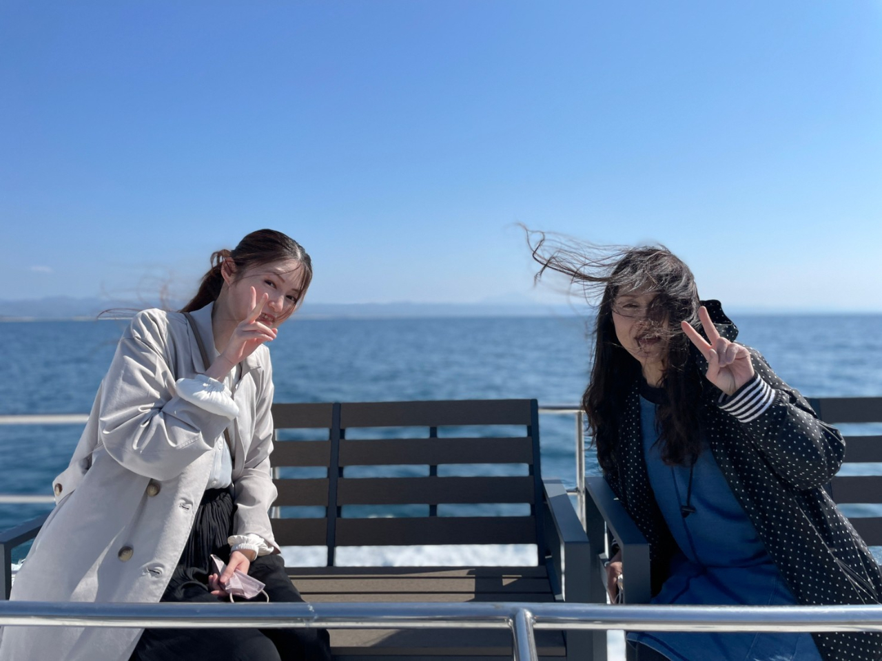 最高の景色!! 気持ちいい〜〜