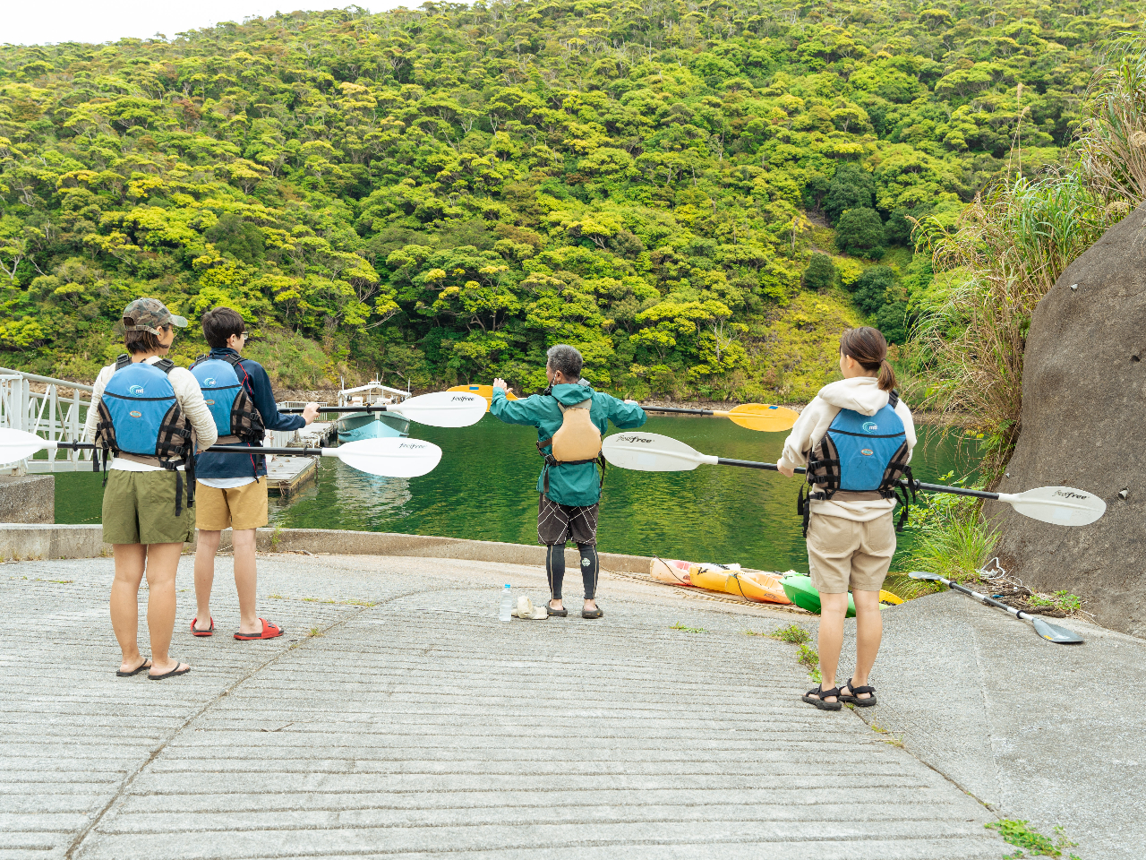 福地ダムカヌー体験