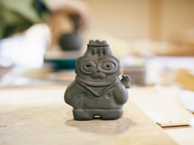 造形的な作品も。かわいい作品にスタッフも癒されます。