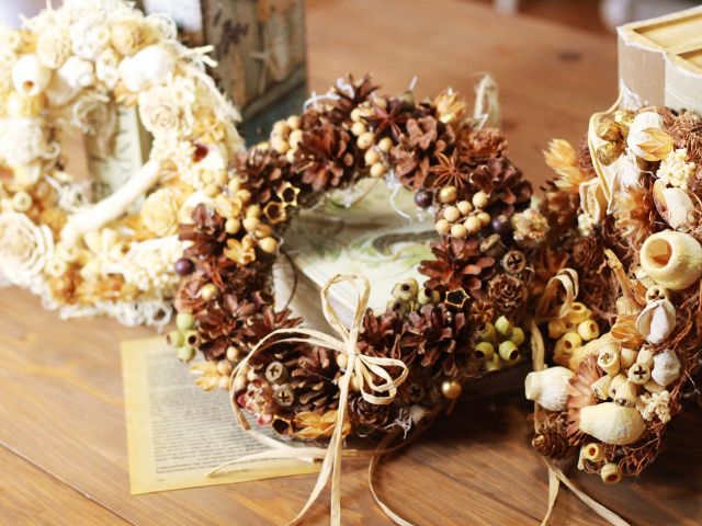 自然素材を使ったナチュラルリース作り Ciel Serein じゃらん遊び体験 自然素材を使ったナチュラルリース作り Ciel Serein じゃらん遊び体験