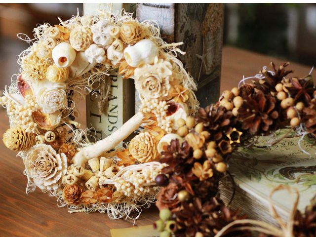 自然素材を使ったナチュラルリース作り Ciel Serein じゃらん遊び体験 自然素材を使ったナチュラルリース作り Ciel Serein じゃらん遊び体験