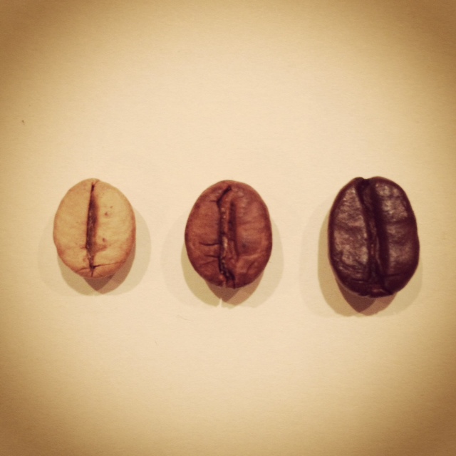 焙煎度合いの違い