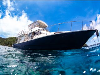 30名乗りの大型クルーザー!2階席もあり、広々デッキ!