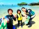 沖縄の美しい海でシュノーケリング 大人も子供も綺麗な海に癒されます 泳げなくてもライフジャケットがありますので水が苦手なお子様でも安心してご参加下さい